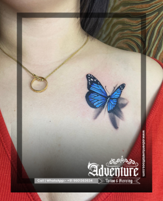 Watercolor tattoo design Adventure Tattoo Ahmedabad